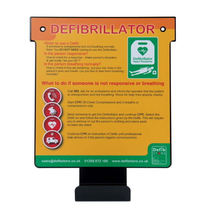 Defib Store Universal Defibrillator Indoor Wall Hanger