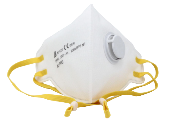 AJ APRO AJ-02V FFP3 Face Mask with Valve - Box of 20