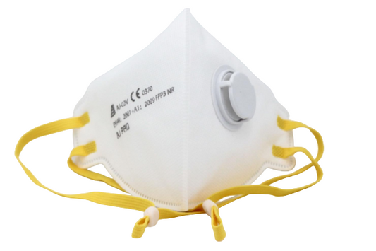 AJ APRO AJ-02V FFP3 Face Mask with Valve - Box of 20