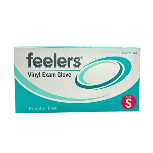 Feelers Vinyl Gloves 100 / Box. Xlarge