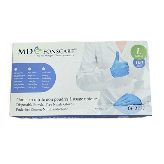 MD Fonscare Blue Nitrile - Box of 100 - XL