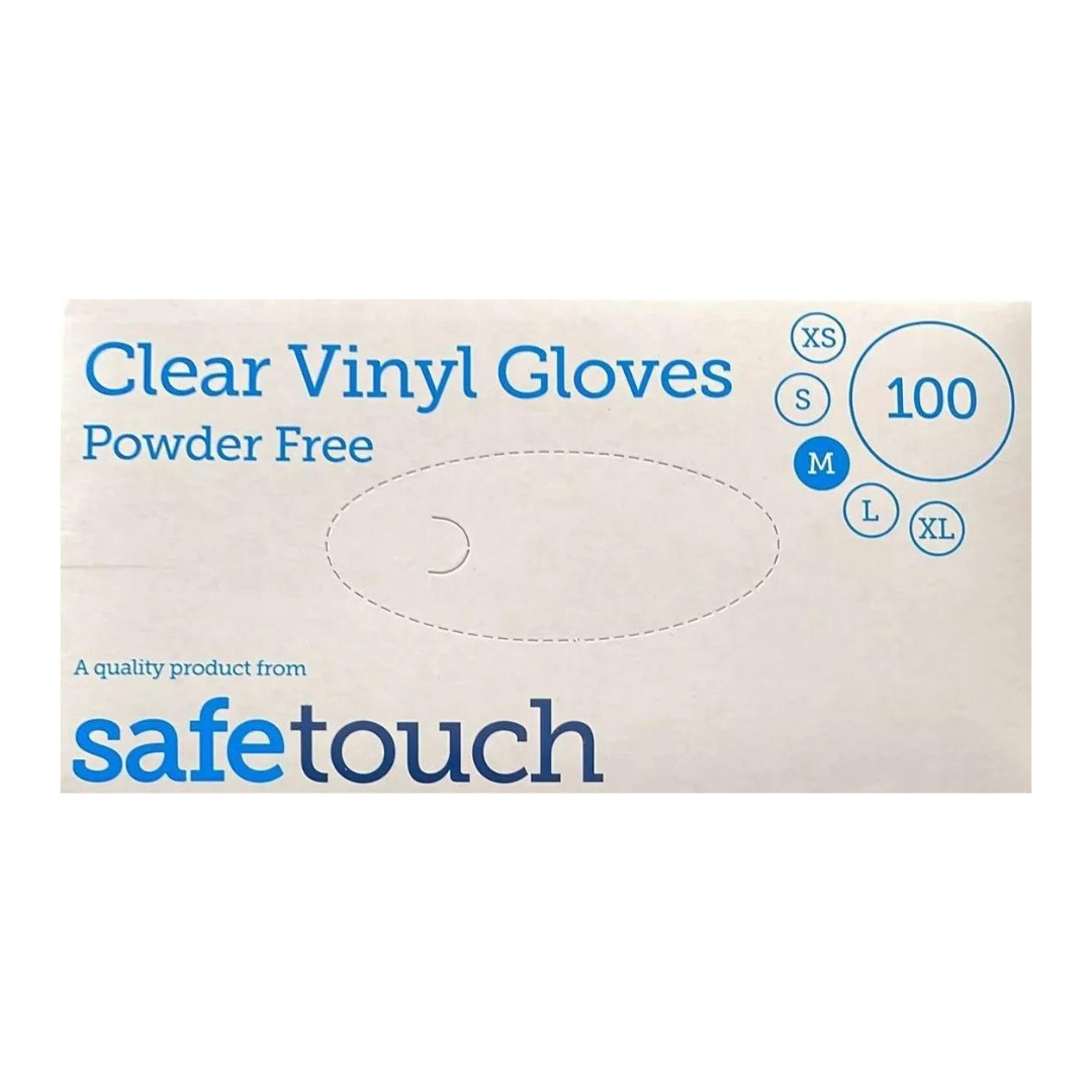 Safe Touch Blue Powder Free Nitrile Glove – Box 100 – XL
