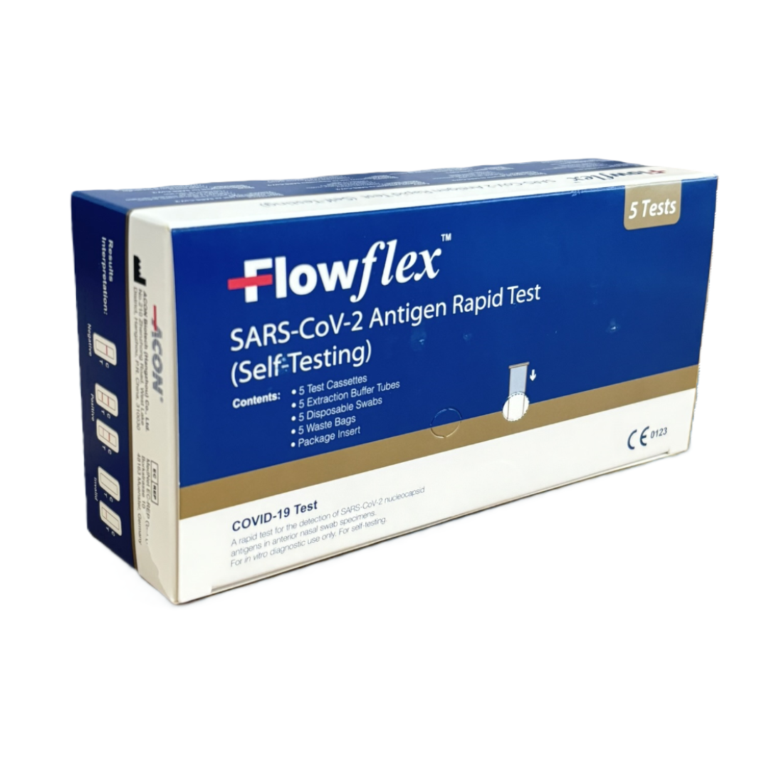 Flowflex SARS-COV-2 Antigen Rapid Self-Test Kit - Pack Of 5