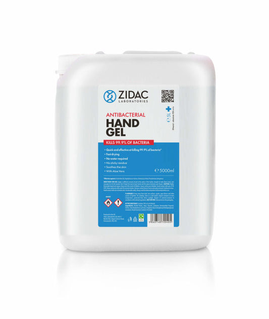 Zidac Antibacterial Hand Gel 5LTR