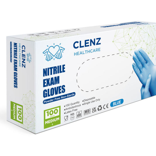 Clenz Blue Nitrile Gloves