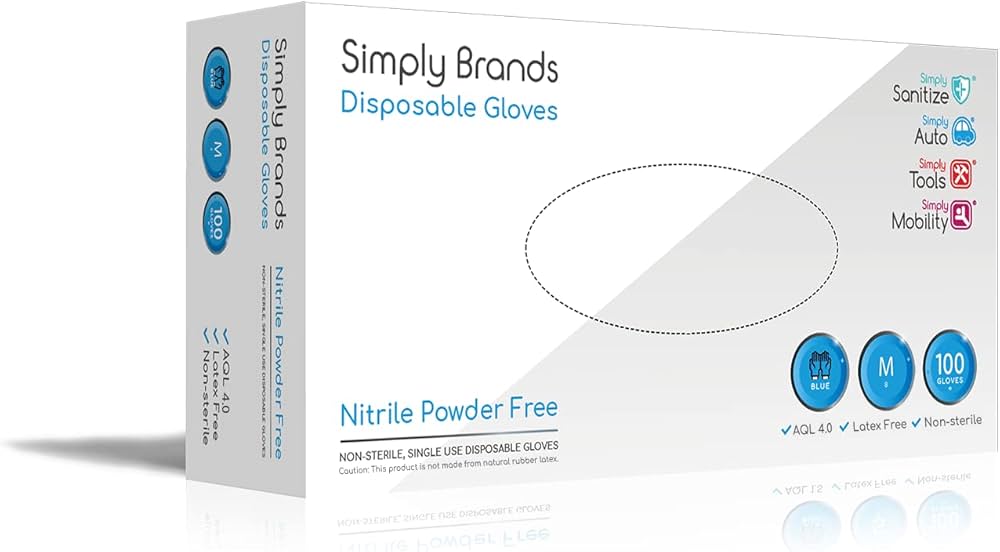 Simply Brands Nitrile Gloves