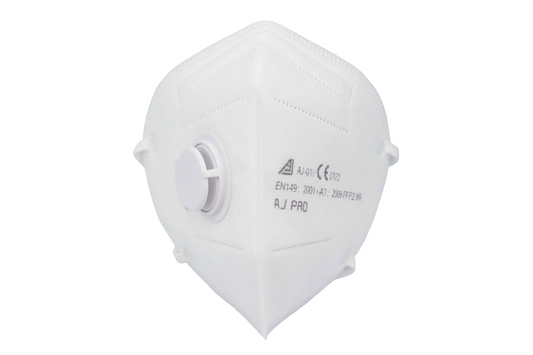 AJ APRO AJ-01V FFP2 NR Valve Face Mask - Box of 25