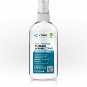 Zidac Multipurpose Surface Disinfectant 100ML Spray Pump