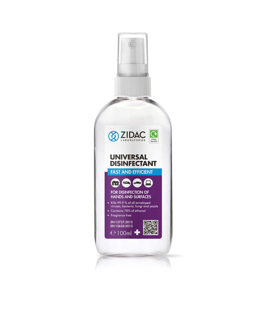 Zidac Universal Disinfectant 100ML Spray